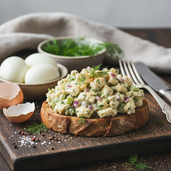 Savory Dill Egg Salad Delight recipe