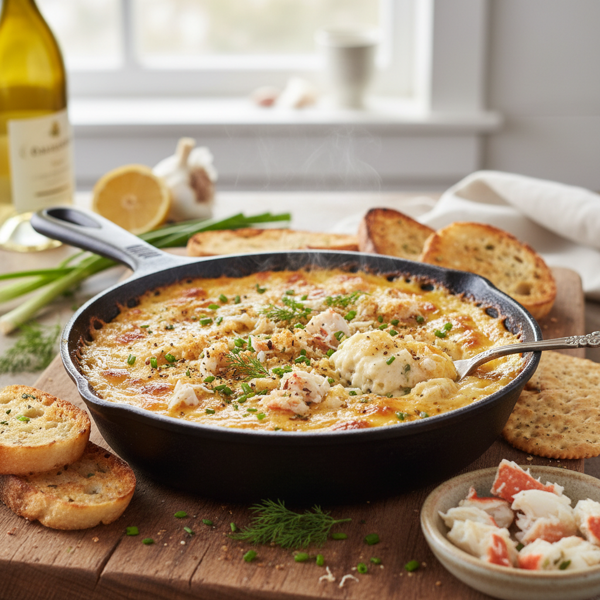 Savory Dungeness Crab & Cheese Spread recipe