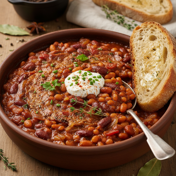 Savory Dutch-Style Baked Beans recipe