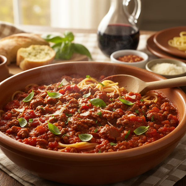 Savory Family-Style Spaghetti Sauce recipe
