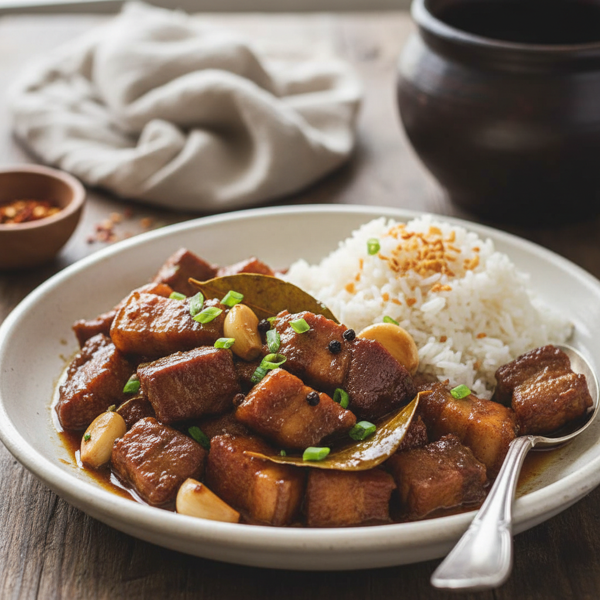 Savory Filipino Pork Adobo recipe