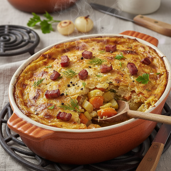 Savory Finnish Root Vegetable Casserole recipe