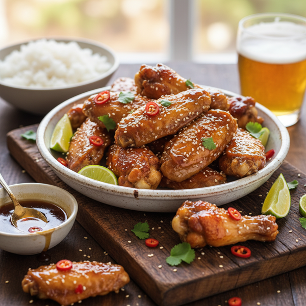 Savory Fish Sauce Chicken Wings recipe