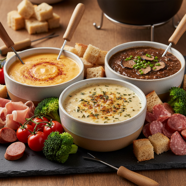 Savory Fondue Dipping Sauce Trio recipe