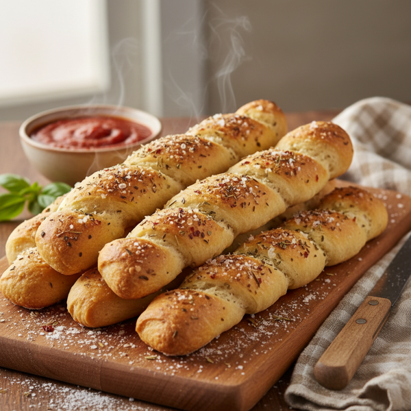 Savory Freezer Breadsticks recipe