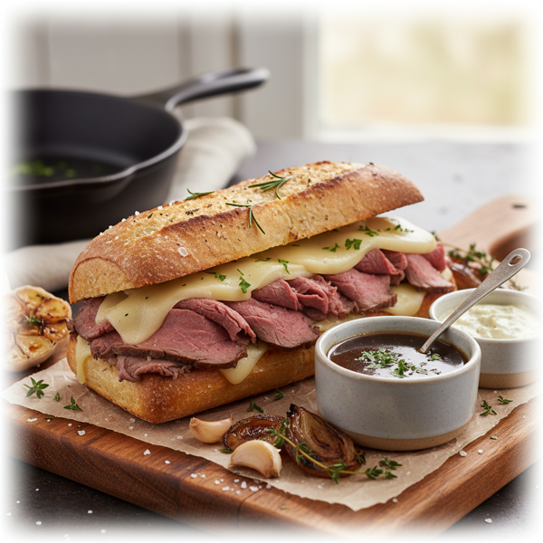 Savory French Dip Roast recipe