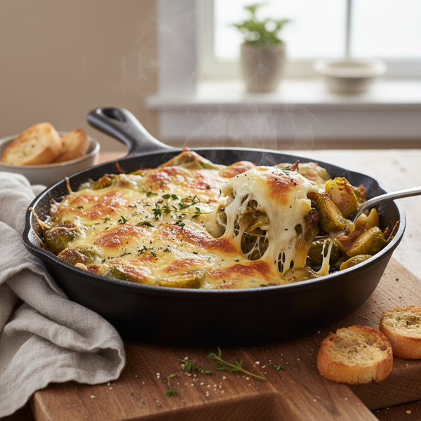 Savory French Onion Brussels Sprouts Delight recipe