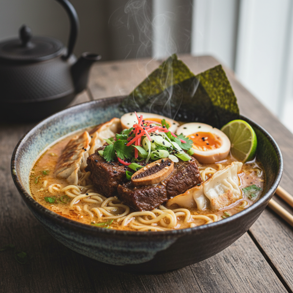 Savory Fusion Ramen Bowl recipe