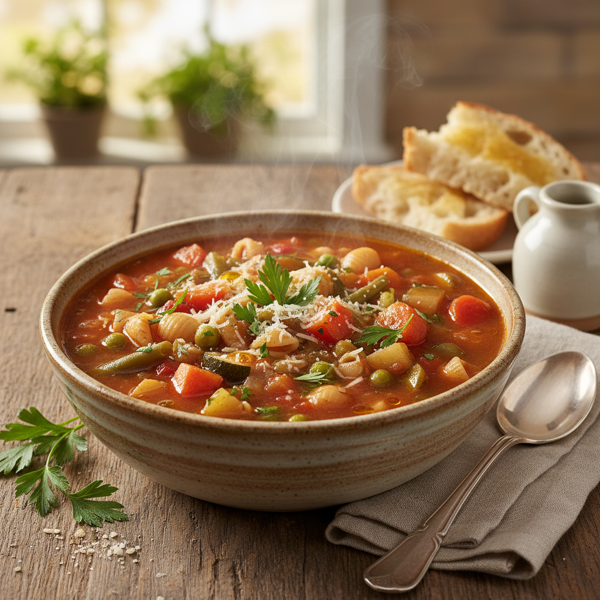 Savory Garden Minestrone Delight recipe