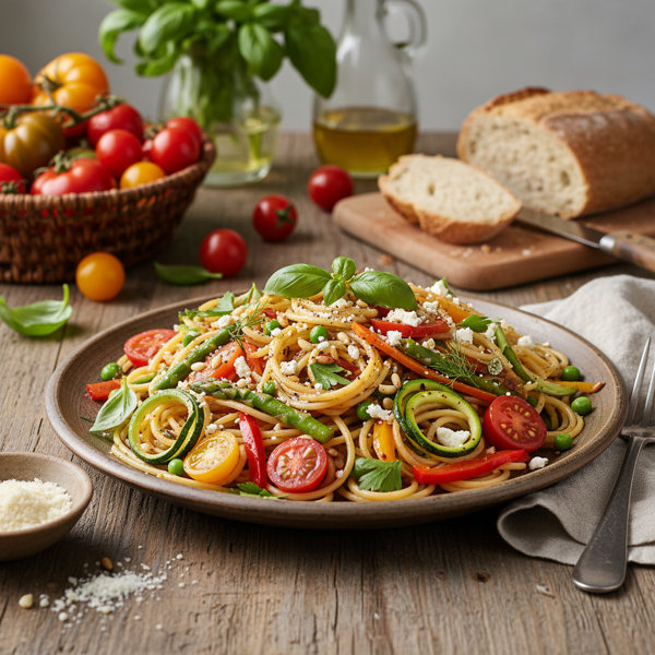 Savory Garden Vegetarian Spaghetti recipe