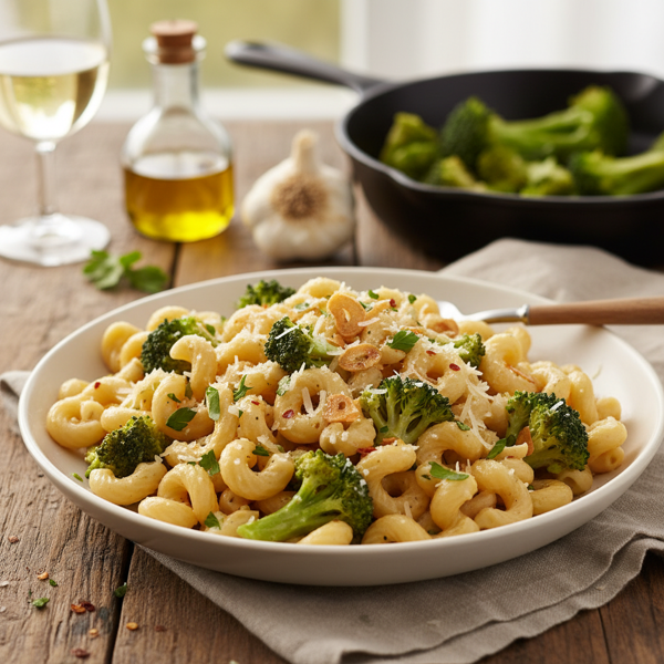 Savory Garlic Broccoli Pasta Delight recipe