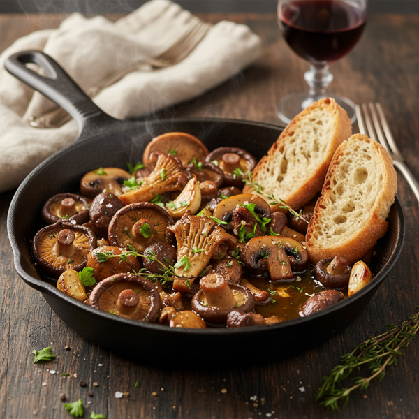 Savory Garlic Mushroom Medley recipe