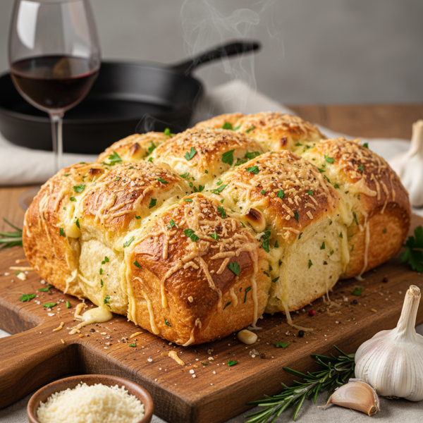 Savory Garlic Parmesan Bread Delight recipe