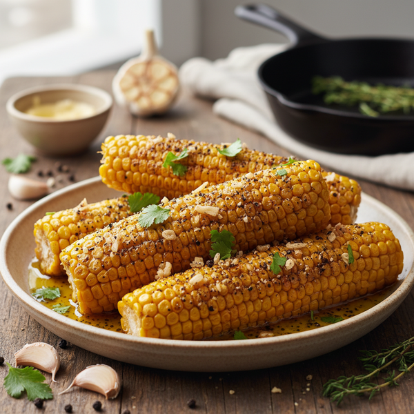 Savory Garlic Pepper Corn Delight recipe