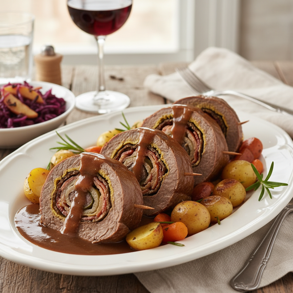 Savory German Beef Roulade recipe