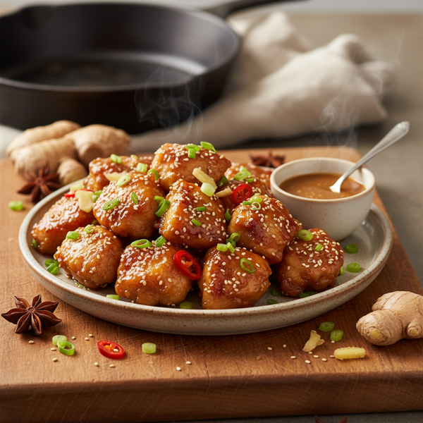 Savory Ginger Chicken Bites recipe