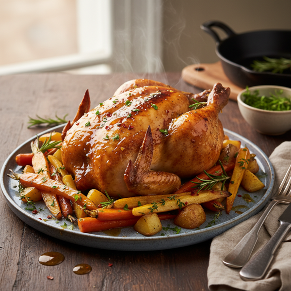 Savory Glazed Baked Chicken recipe