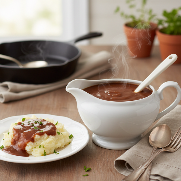Savory Gluten-Free Brown Gravy recipe