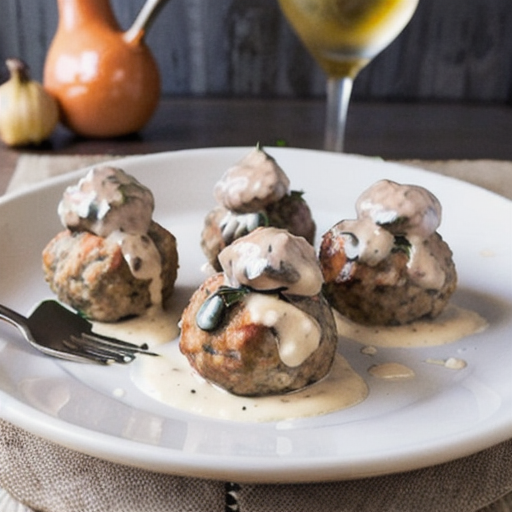 Savory Gluten-Free Swedish Meatballs in Creamy Mushroom Sauce recipe