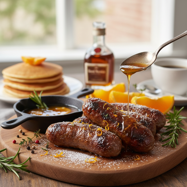 Savory Grand Marnier Beef Breakfast Sausage recipe