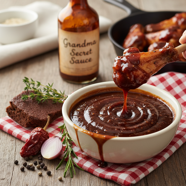 Savory Grandma's Molasses BBQ Sauce recipe