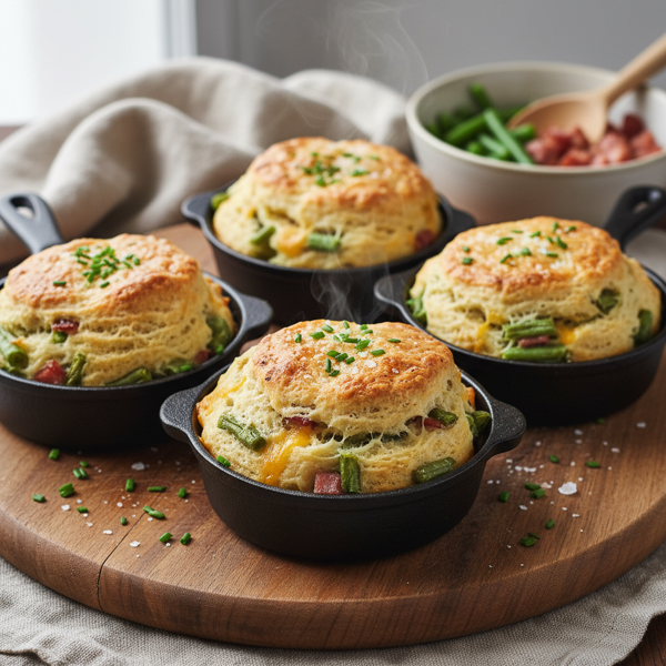 Savory Green Bean Biscuit Bakes recipe