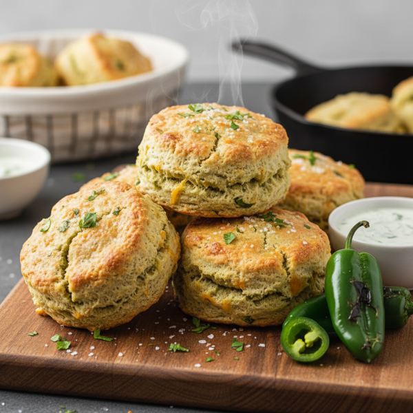 Savory Green Chile Scones recipe