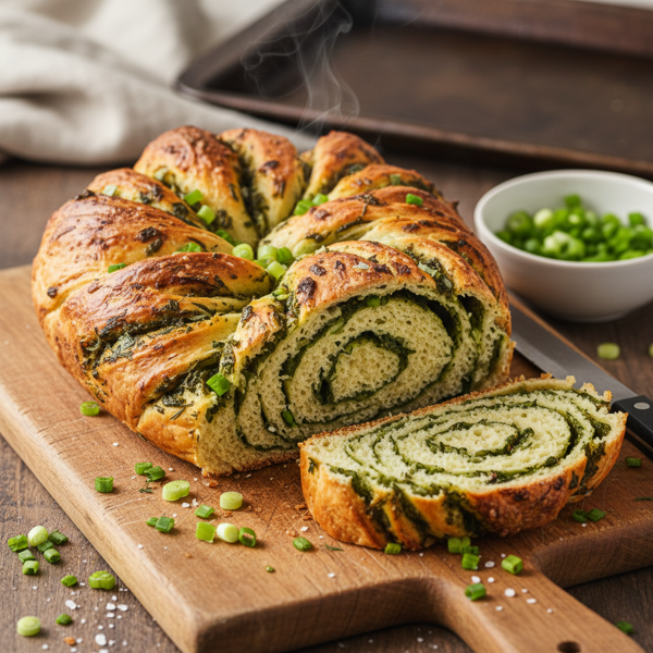 Savory Green Onion Loaf recipe