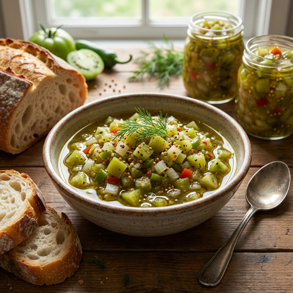 Savory Green Tomato Relish recipe