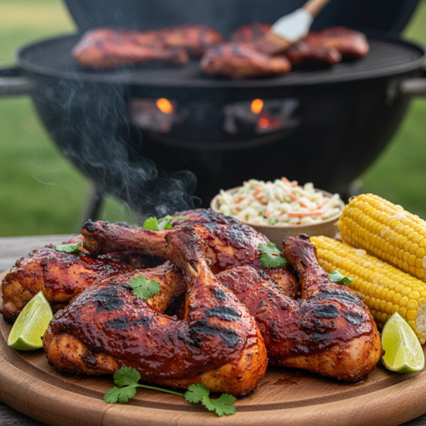 Savory Grilled BBQ Chicken recipe
