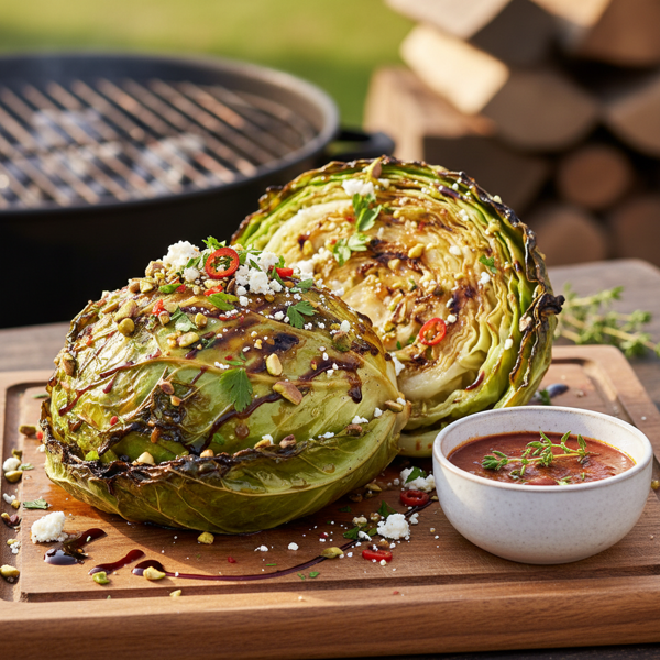 Savory Grilled Cabbage Delight recipe