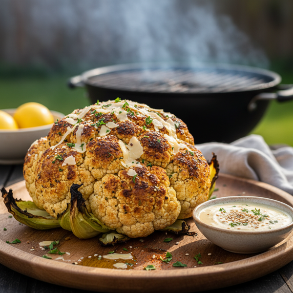 Savory Grilled Cauliflower Delight recipe