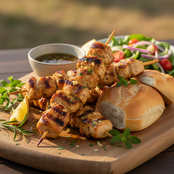 Savory Grilled Chicken Spiedies recipe