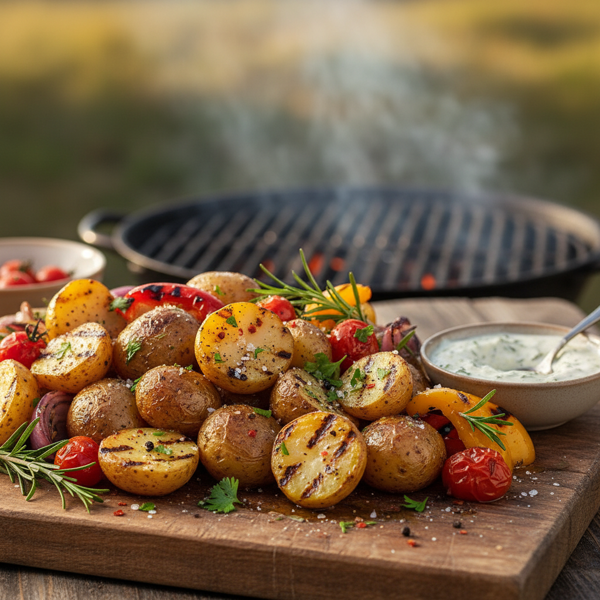 Savory Grilled Potato Medley recipe