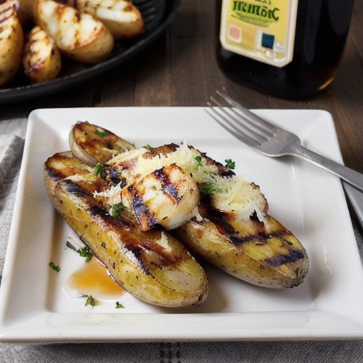 Savory Grilled Potatoes with Parmesan recipe
