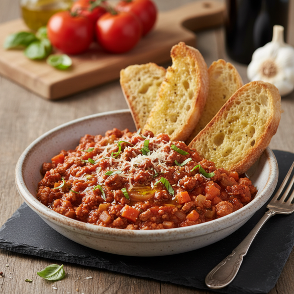 Savory Ground Turkey Marinara recipe