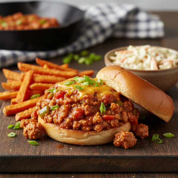 Savory Ground Turkey Sloppy Joes recipe