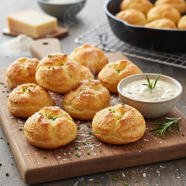 Savory Gruyère Gougères recipe