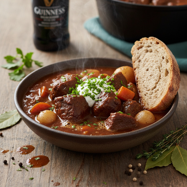 Savory Guinness Braised Beef Stew recipe
