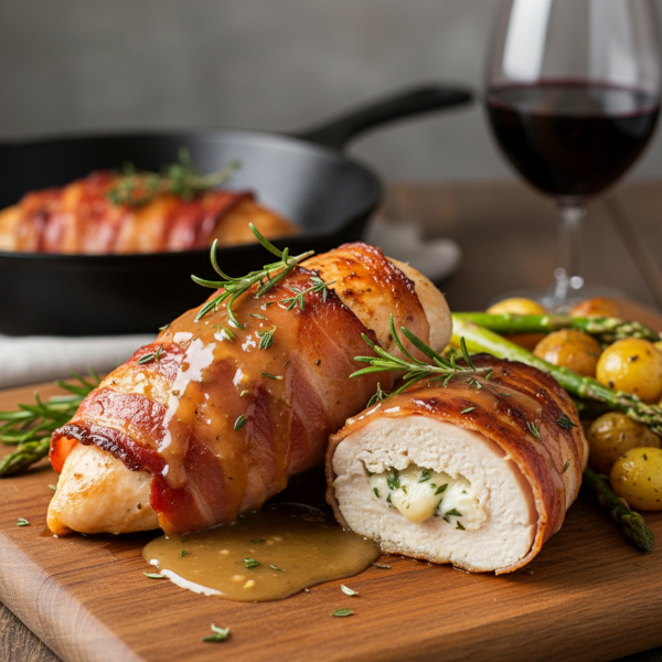 Savory Ham-Wrapped Chicken Delight recipe