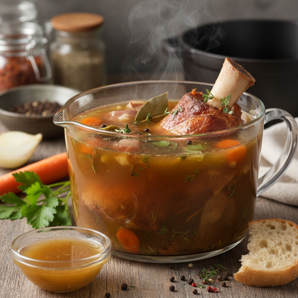 Savory Ham Bone Stock recipe