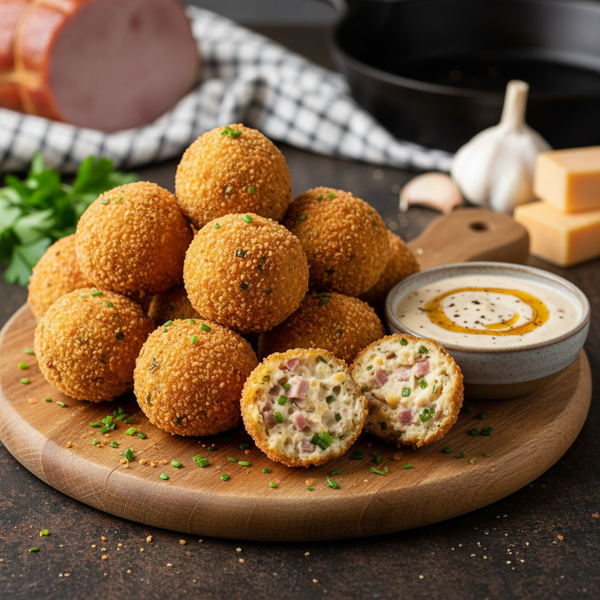 Savory Ham Delight Balls recipe
