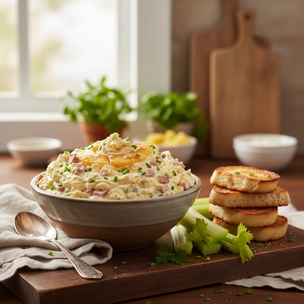 Savory Ham and Pineapple Creamy Spread recipe