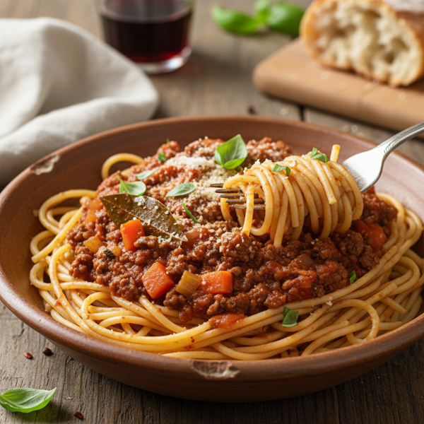 Savory Hearty Spaghetti Bolognese recipe