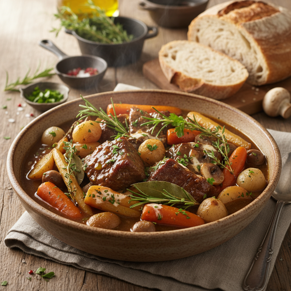 Savory Herb-Infused Beef Stew recipe