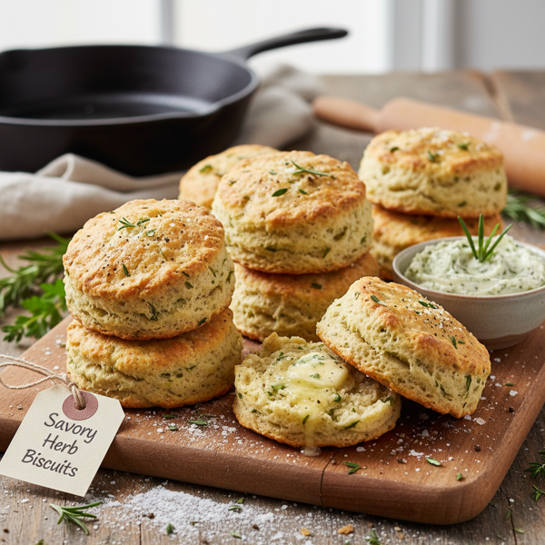 Savory Herb-Infused Biscuits recipe