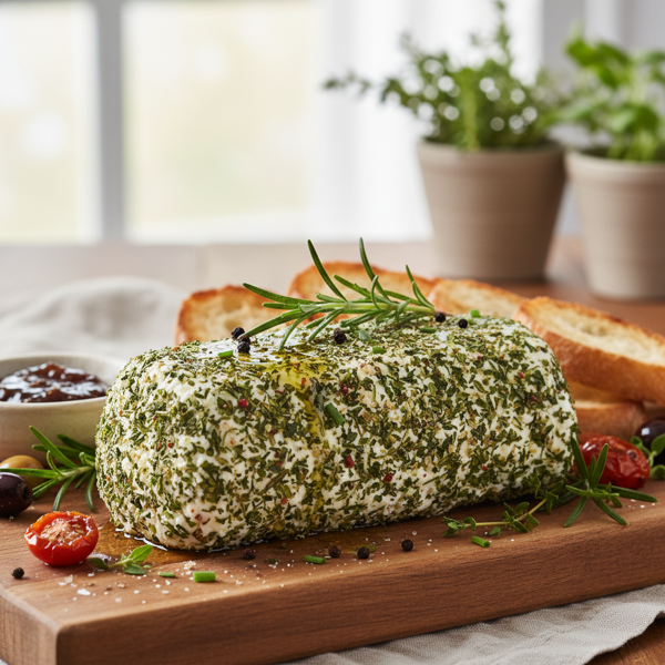Savory Herb-Infused Goat Cheese Delight recipe
