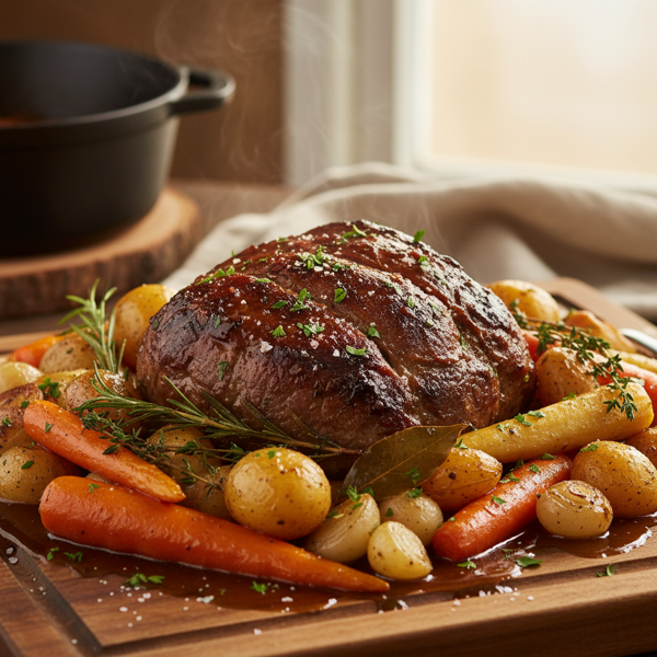 Savory Herb-Infused Pot Roast recipe
