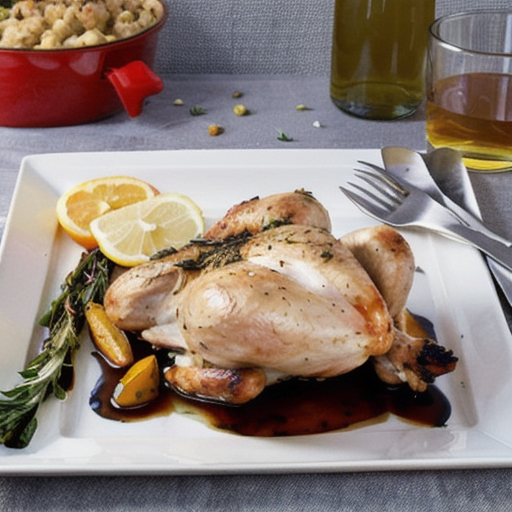 Savory Herb-Infused Roasted Chicken recipe