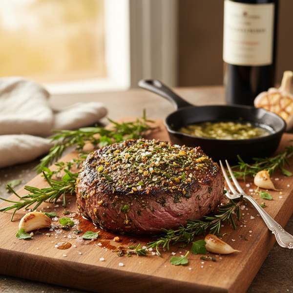 Savory Herb-Infused Round Steak Delight recipe
